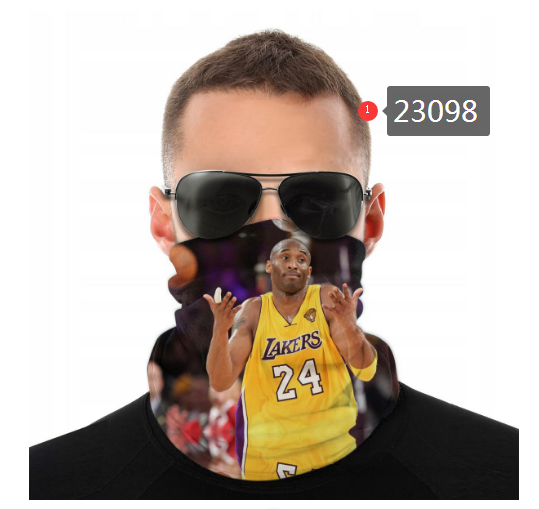 NBA 2021 Los Angeles Lakers #24 kobe bryant 23098 Dust mask with filter->nba dust mask->Sports Accessory